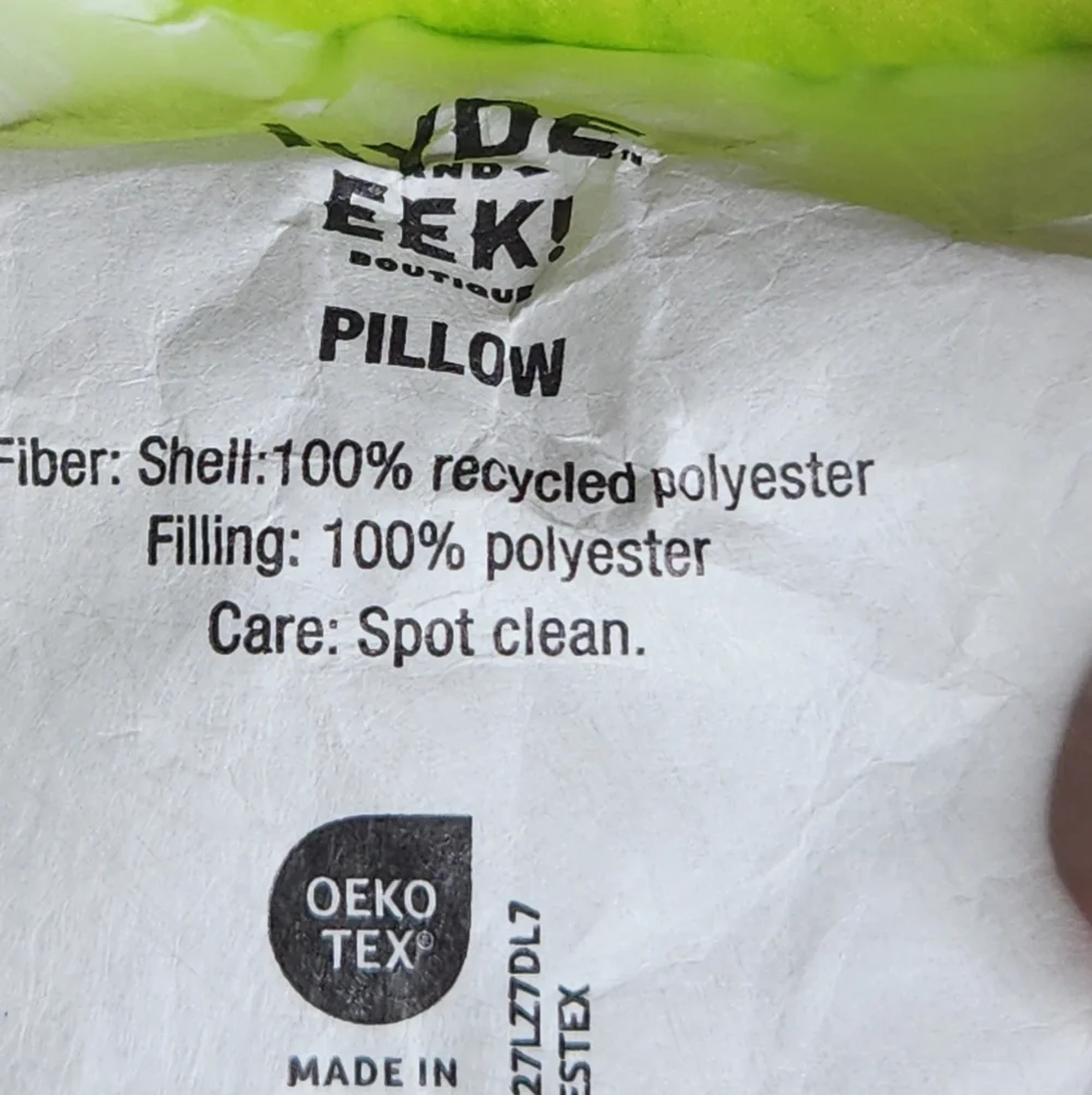 Pumpkin Shaped Halloween Faux Shearling Pillow Green - Hyde and EEK! Boutique
